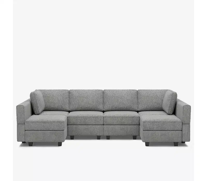 Belffin Modular Terry Sofa with Storage Seat (6 Seats + 8 Sides)