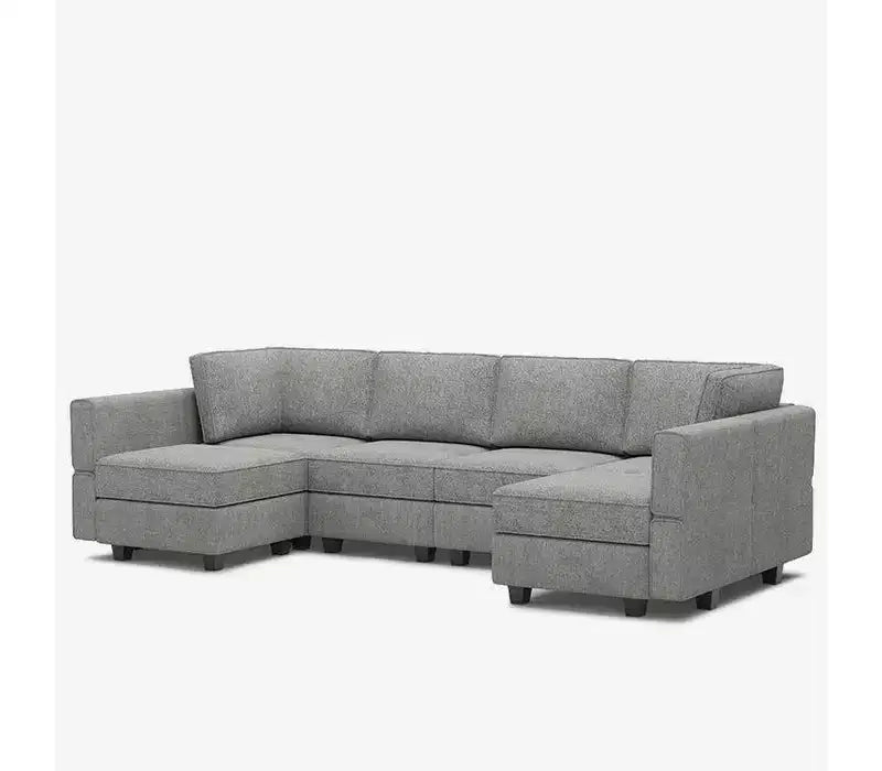 Belffin Modular Terry Sofa with Storage Seat (6 Seats + 8 Sides)