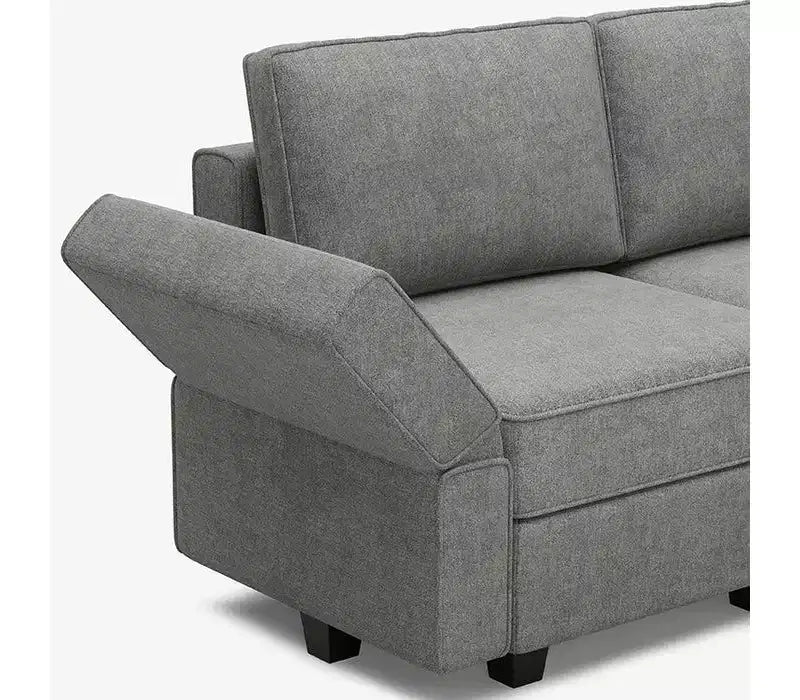 Belffin Modular Terry Sofa with Storage Seat (6 Seats + 8 Sides)