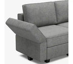 Belffin Modular Terry Sofa with Storage Seat (6 Seats + 8 Sides)