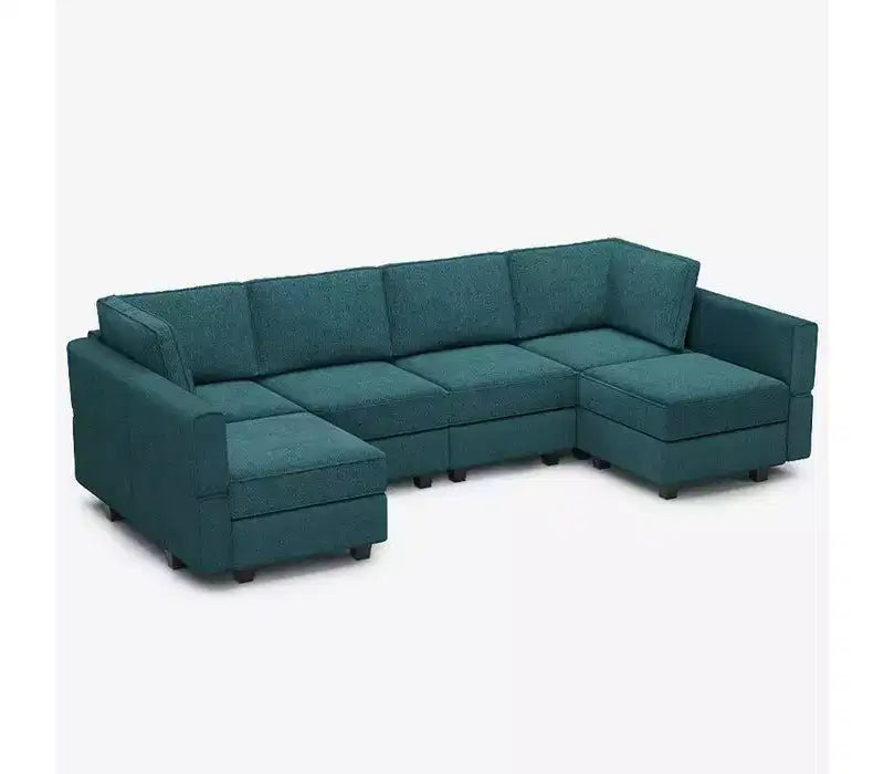 Belffin Modular Terry Sofa with Storage Seat (6 Seats + 8 Sides)