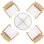 Laina 5 Piece Dining Set - Indoor/Outdoor - PAT7703 - Safavieh