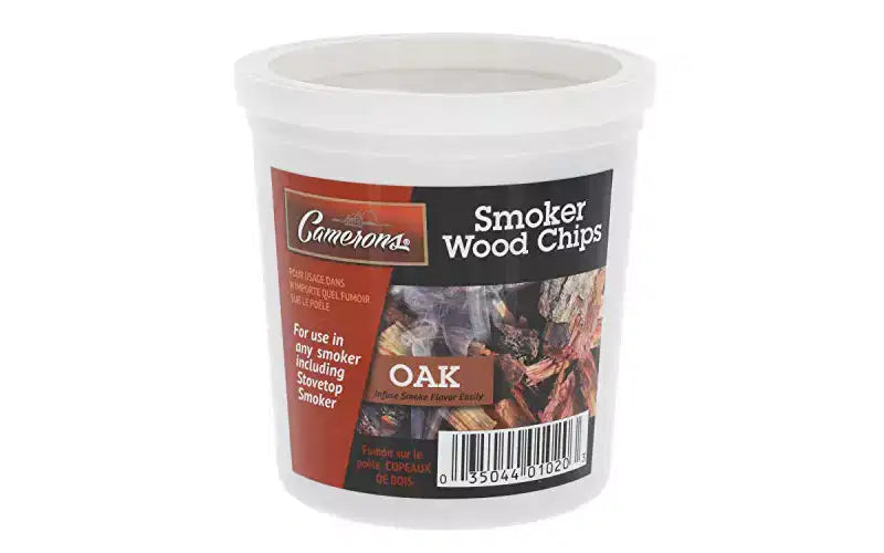 Camerons Smoking Chips- (Oak) Kiln Dried, 100 Percent Natural Extra Fine Wood Smoker Sawdust Shavings - 1 Pint Barbecue Chips (0.473176 L)
