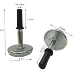 Kings Brand Furniture - Steel Stem Bed Frame Glide Legs to Replace Wheels