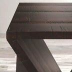 Jofran, Global Archive Solid Mango Hardwood Modern Angled Jasper Table - Brown