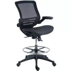 Harwick Evolve All Mesh Heavy Duty Drafting Chair - Dark Knight Edition