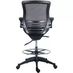 Harwick Evolve All Mesh Heavy Duty Drafting Chair - Dark Knight Edition