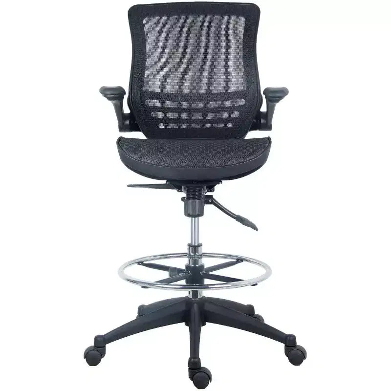 Harwick Evolve All Mesh Heavy Duty Drafting Chair - Dark Knight Edition