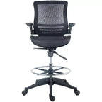 Harwick Evolve All Mesh Heavy Duty Drafting Chair - Dark Knight Edition