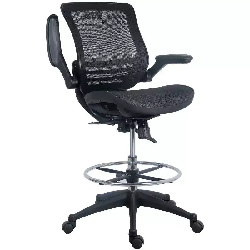 Harwick Evolve All Mesh Heavy Duty Drafting Chair - Dark Knight Edition