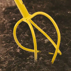 Pure Garden Adjustable Height Manual Hand Tiller