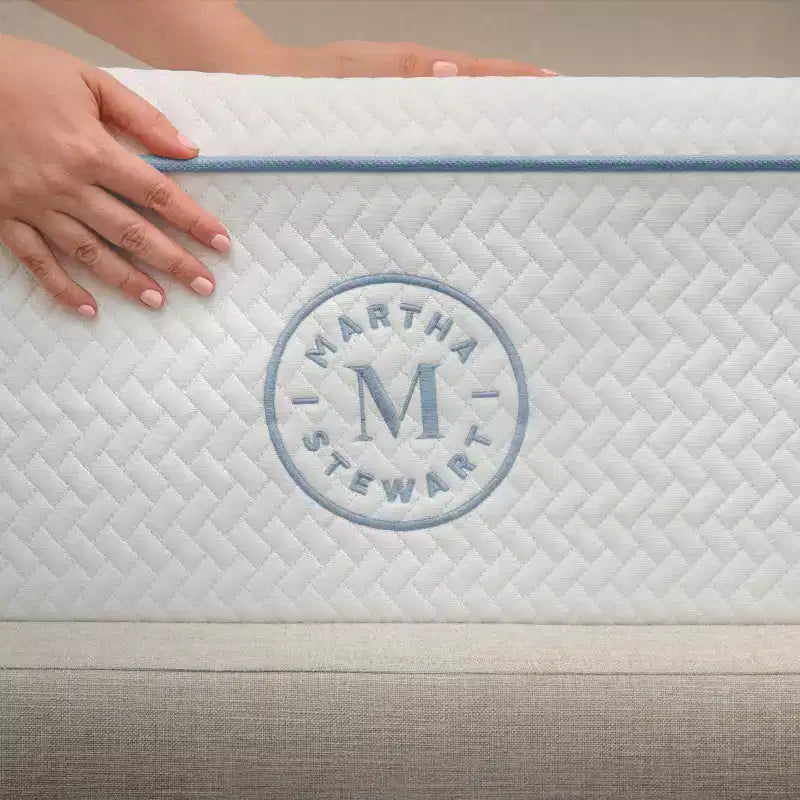 Martha Stewart SleepComplete 12 Medium Dual-Action Cooling Gel and Green Tea Memory Foam Mattress with Soft Breathable Recycled Jacquard Quilted Top