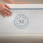 Martha Stewart SleepComplete 12 Medium Dual-Action Cooling Gel and Green Tea Memory Foam Mattress with Soft Breathable Recycled Jacquard Quilted Top