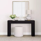 Plank+Beam Grand Console table, 56 Solid Wood Modern Sofa Table, Entryway Table for Hallway, Behind the Couch, Living Room, Foye