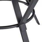 5 Piece Dining Table Set Dining Set with 4 Dining Chairs and Round/Square Table, Black+Natural/Walnut-ModernLuxe