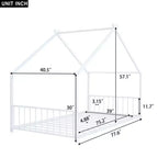 Metal Twin Bed Frame with an Exceptional House Design