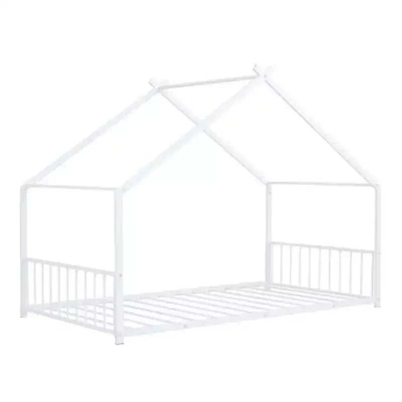 Metal Twin Bed Frame with an Exceptional House Design