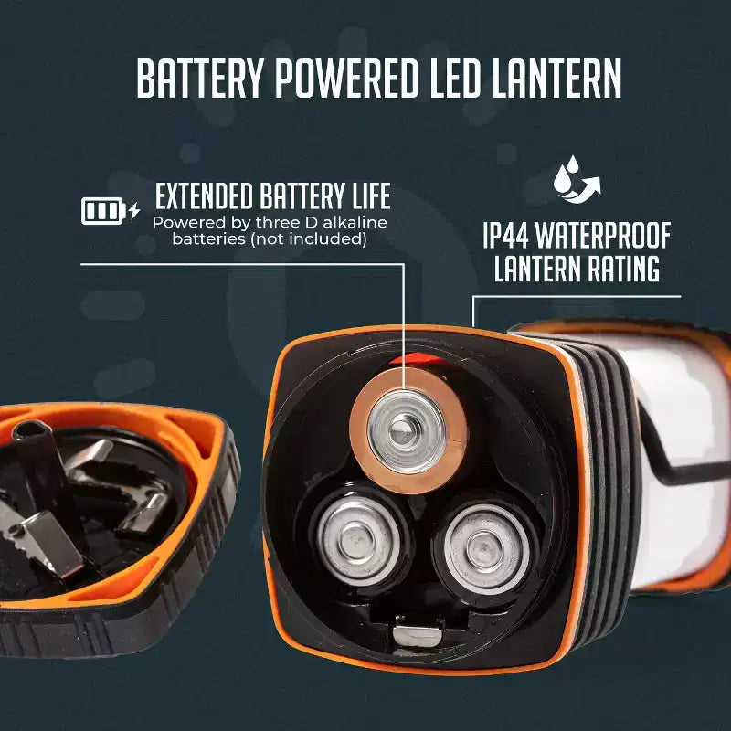 Ultra-Bright 1000LM LED Camping Lantern  Battery Powered, 4 Lighting Modes, Water Resistant with Hanging Hook & Long Battery Life
