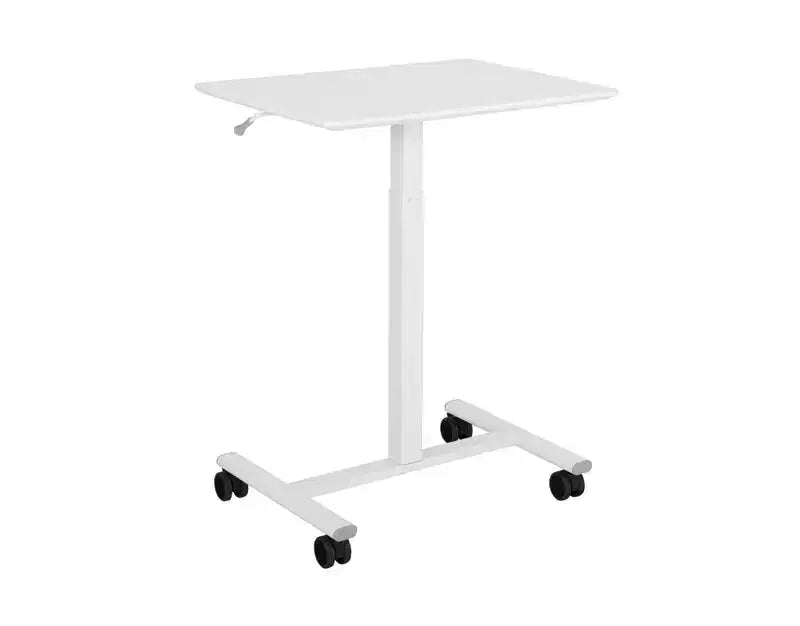 Seville Classics airLIFT Pneumatic Mobile Desk Cart