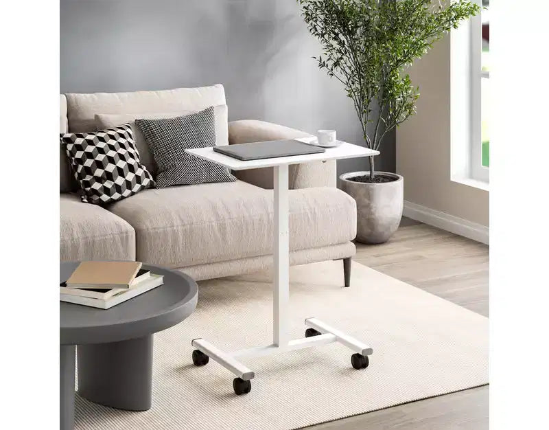 Seville Classics airLIFT Pneumatic Mobile Desk Cart