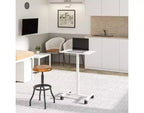 Seville Classics airLIFT Pneumatic Mobile Desk Cart