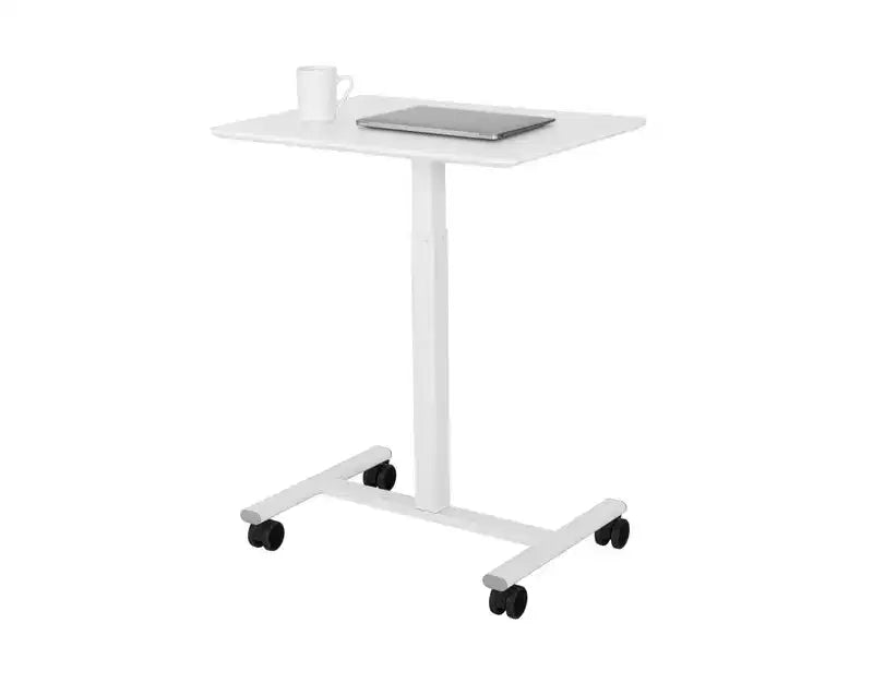 Seville Classics airLIFT Pneumatic Mobile Desk Cart