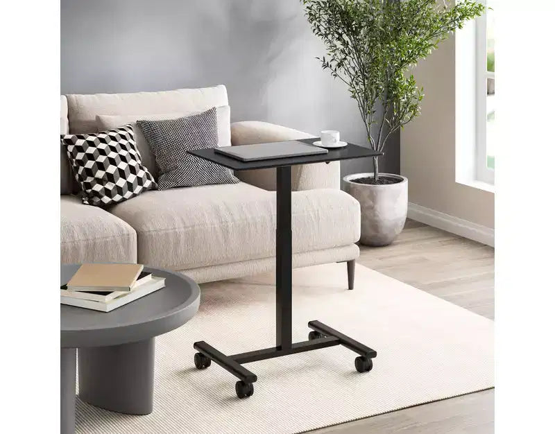 Seville Classics airLIFT Pneumatic Mobile Desk Cart