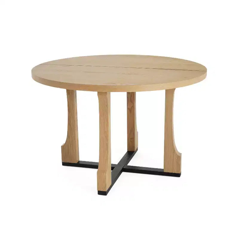Christopher Knight Home Dakota 48 Rustic Criss Cross Frame Round Dining Table