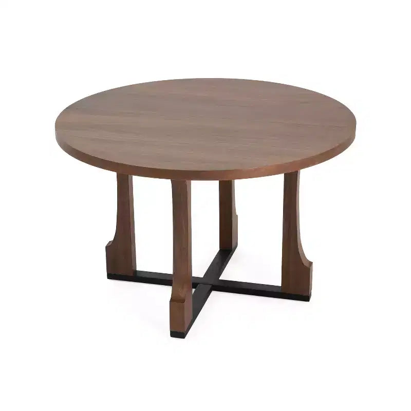 Christopher Knight Home Dakota 48 Rustic Criss Cross Frame Round Dining Table