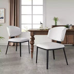 Christopher Knight Home Enoch Modern Faux Leather Upholstered Dining Chairs (Set of 2)