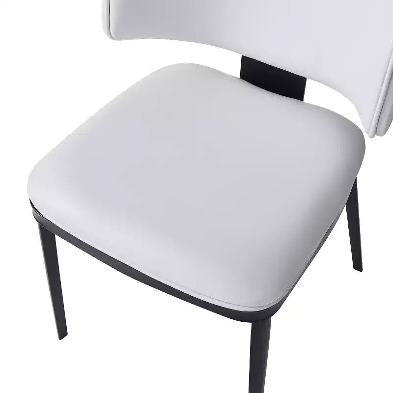 Christopher Knight Home Enoch Modern Faux Leather Upholstered Dining Chairs (Set of 2)