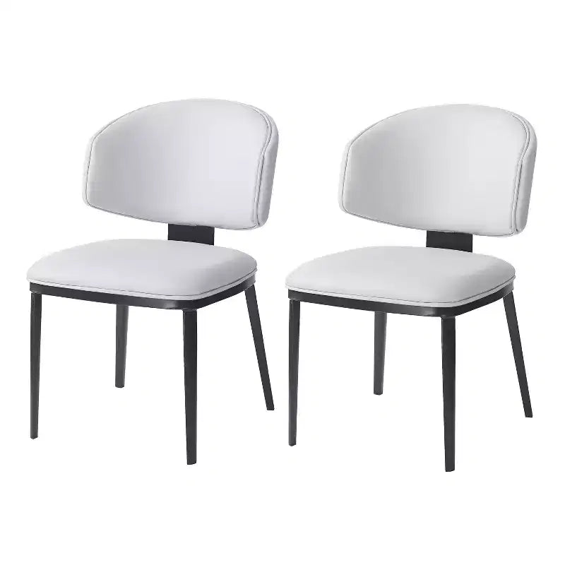 Christopher Knight Home Enoch Modern Faux Leather Upholstered Dining Chairs (Set of 2)