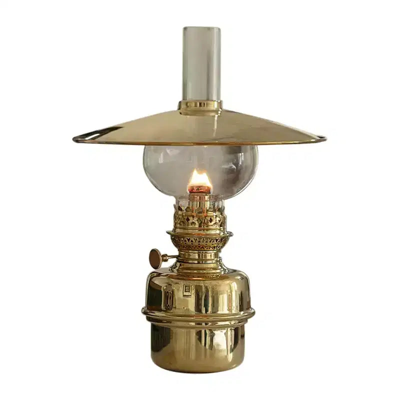 Kings County Tools Brass Captains Shade Oil Lamp