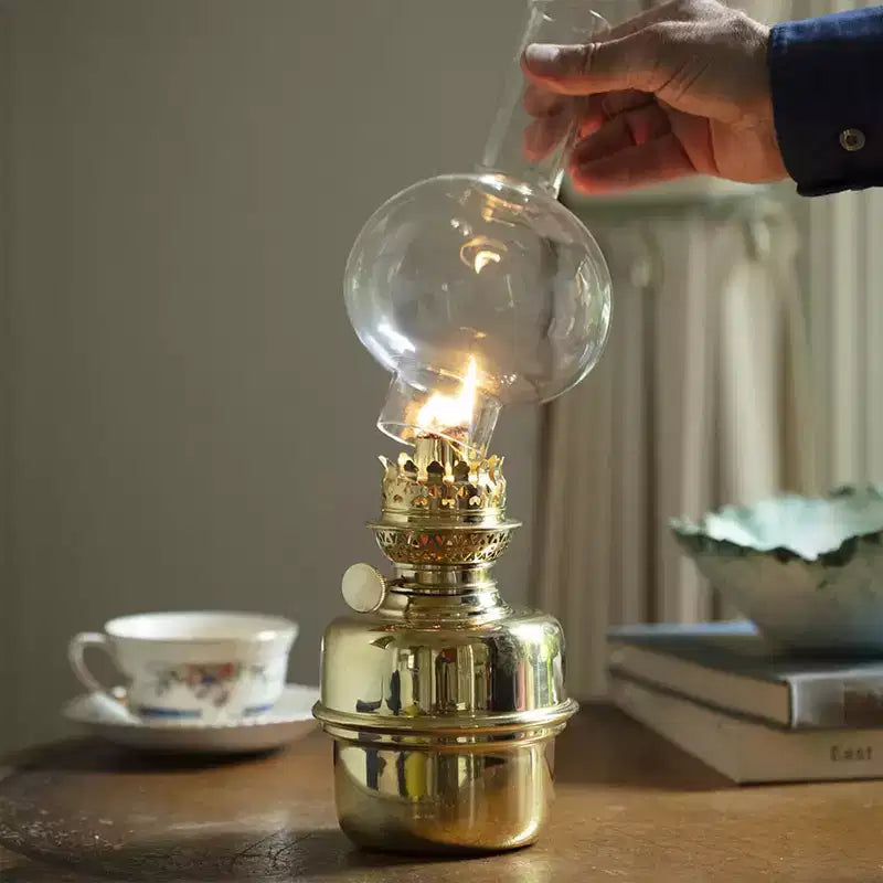 Kings County Tools Brass Captains Shade Oil Lamp