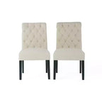 Christopher Knight Home Emerson Contemporary Tufted Rolltop Dining Chairs (Set of 2)