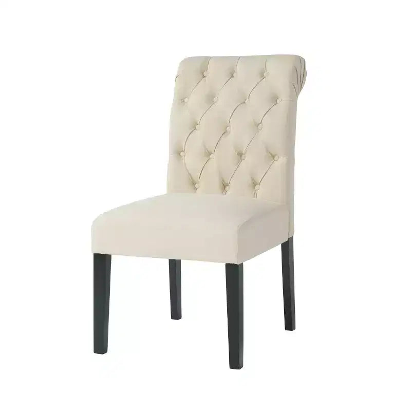 Christopher Knight Home Emerson Contemporary Tufted Rolltop Dining Chairs (Set of 2)