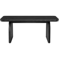 Lantine Rectangle Coffee Table, 47-Inch Wood Farmhouse Accent Center Table Low Cocktail Tea Table, Easy Assembly