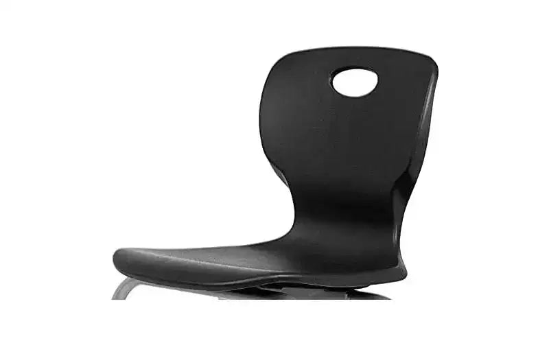School Student Stack Chair - Luxurious and Comfortable Seat with Robust Riveted Frame - for Classrooms in Home Learning or Office - Packk of 4 Chairs