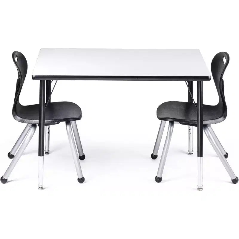 School Student Stack Chair - Luxurious and Comfortable Seat with Robust Riveted Frame - for Classrooms in Home Learning or Office - Packk of 4 Chairs