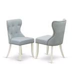 HomeStock Eclectic Elegance 2 Parson Chairs- Dining Room Chair