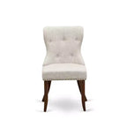 HomeStock Eclectic Elegance 2 Parson Chairs- Dining Room Chair