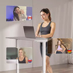 DeerRun Q2 Urban Desk Treadmill Walking Pad with 7% Incline|Compact Under Desk Treadmill