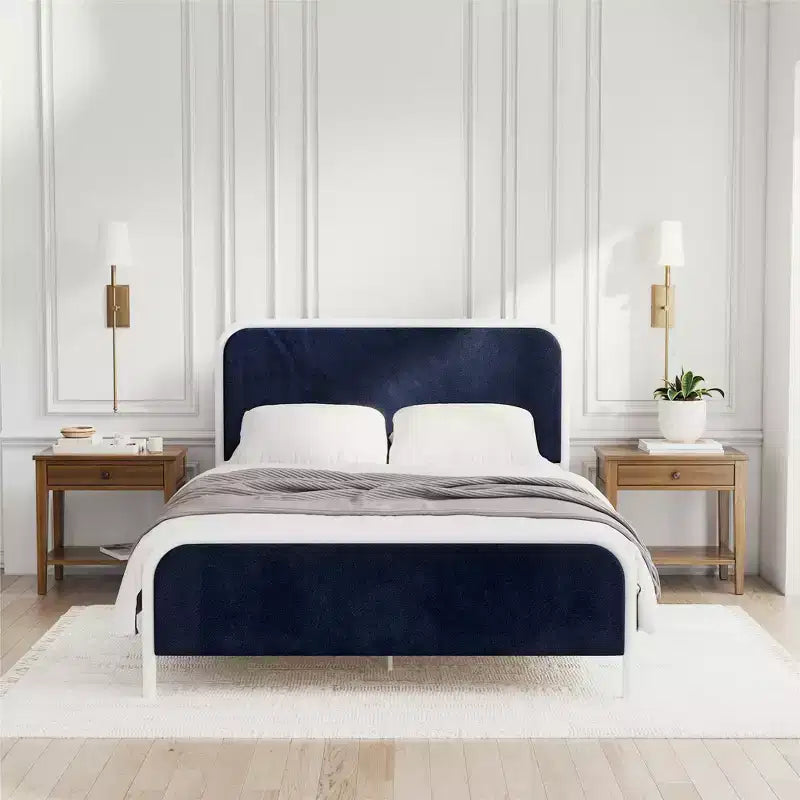 Novogratz Tallulah Upholstered Platform Bed Frame