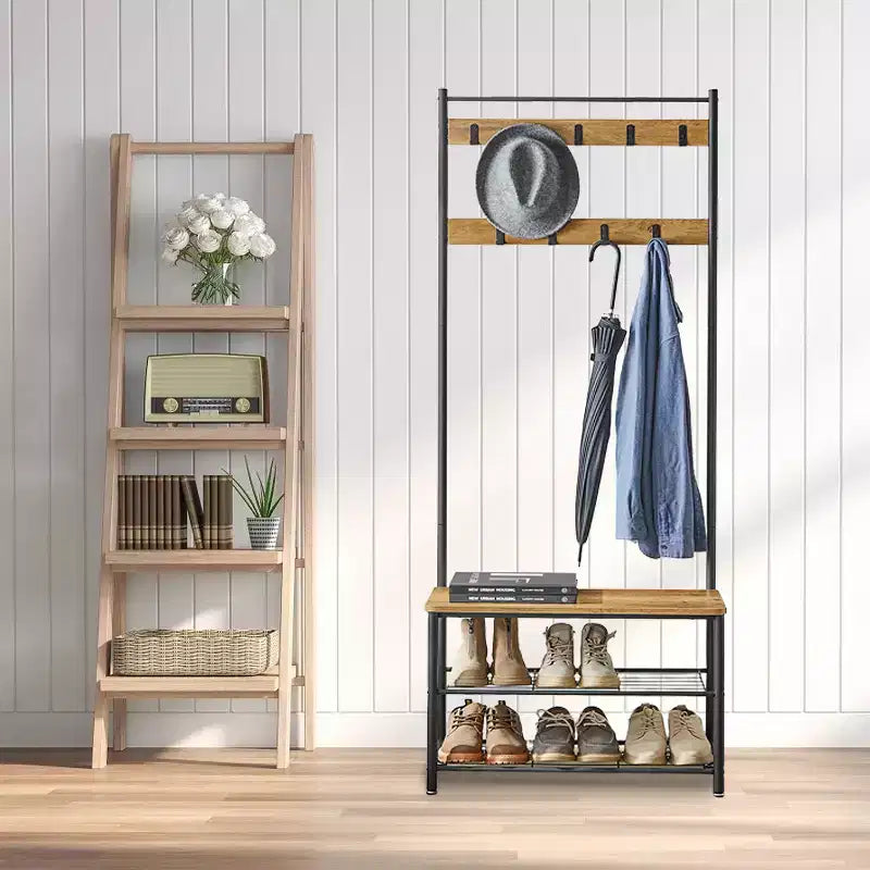 Coat Rack Hall Tree with Shoe Storage Bench Entryway Bench with Shoe Storage for Entryway