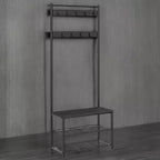 Coat Rack Hall Tree with Shoe Storage Bench Entryway Bench with Shoe Storage for Entryway