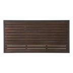 Christopher Knight Home Milos Outdoor Acacia Wood Bar Table, Dark Brown/Rustic Metal