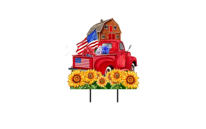 Briarwood Lane Summer Metal Art 27x19 Land of the Free For Summer Metal Art