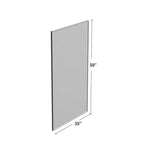 Silver Aluminum Alloy Minimalist Rectangular Mirror 150x90x2cm