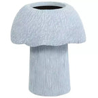 The Lakeside Collection Mushroom Planter Gray Large Medium or Small Garden