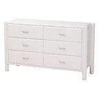 Baxton Studio Laria Modern White Teddy-Bear Fabric 4-Piece Bedroom Set